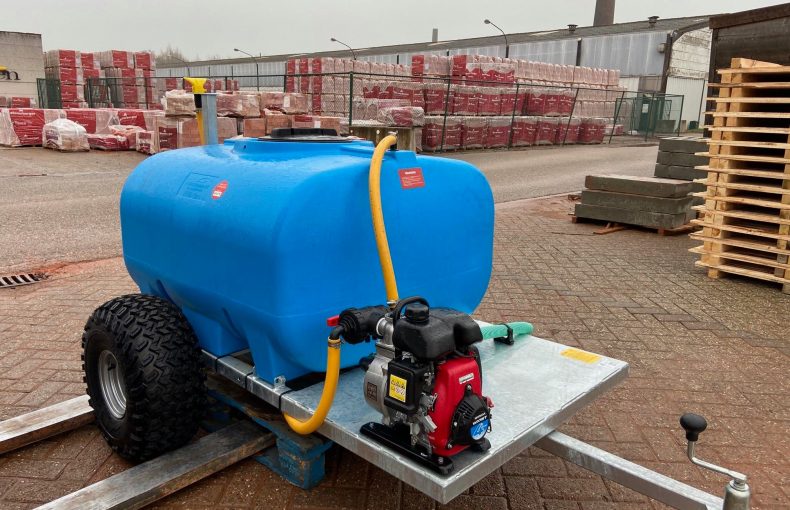 Stofbestrijding waterwagen
